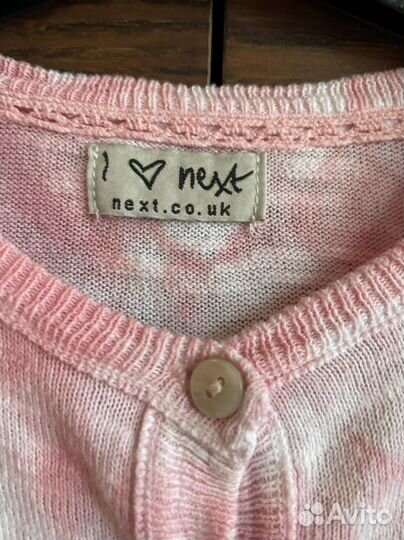 Кардиган и юбка ришелье б/у next, 98