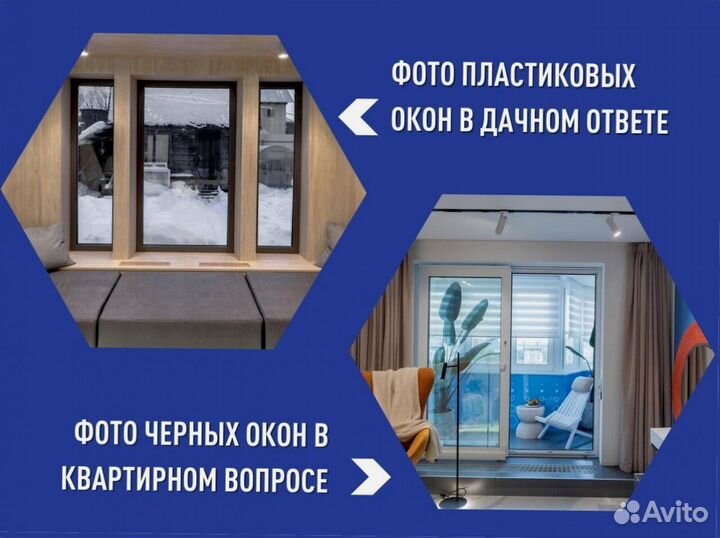 Готовое пластиковое окно, 1000х1200 мм