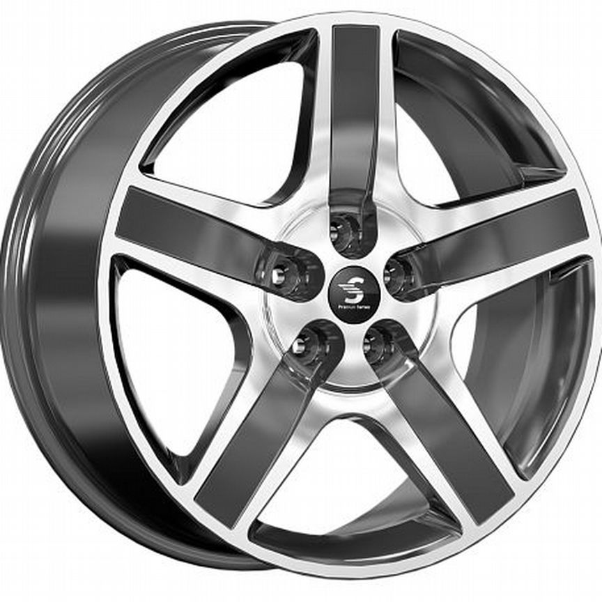Premium Series кр008 : 8,5x20 5*120 Et:41,5 Dia:72,6 Diamond Black Gris
