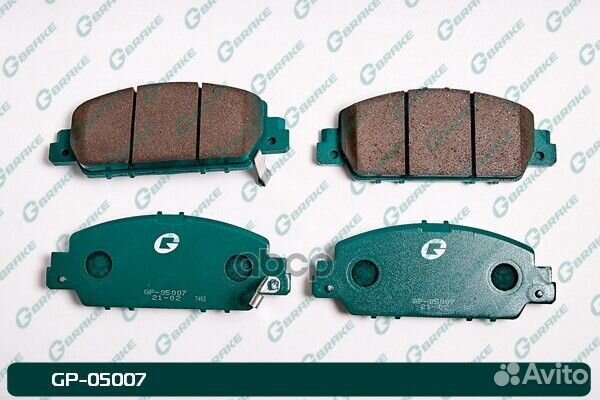 Колодки тормозные GP05007 gbrake