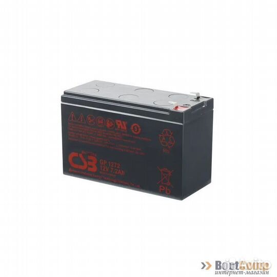 Батарея 12V/ 7,2Ah CSB GP-1272 F2 28W