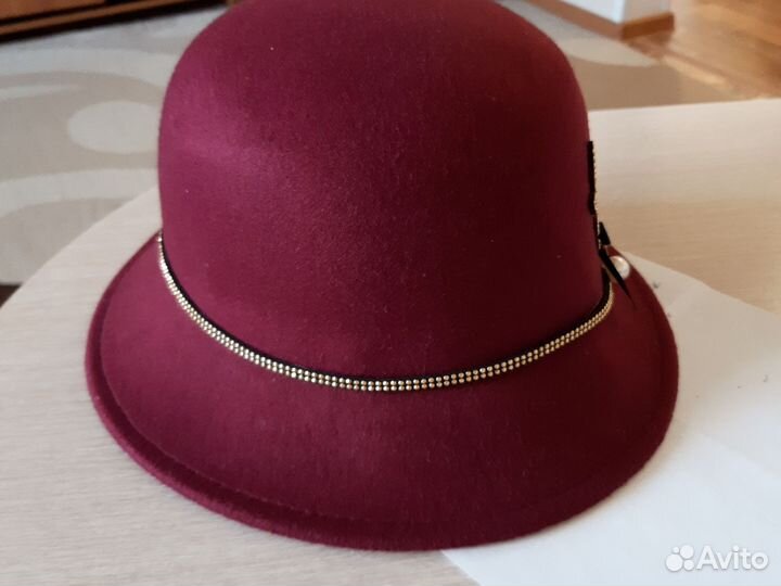 Шляпа фетровая новая женская