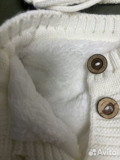 Комплект на выписку вязанный