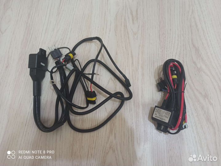 Биксеновая проводка с реле 2шт