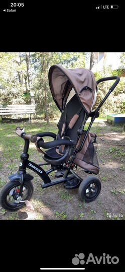 Детский велосипед коляска kreiss