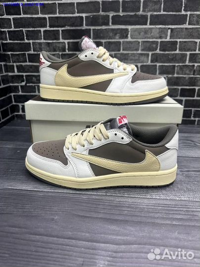 Кроссовки Nike Air Jordan 1 Travis Scott (Арт.4745