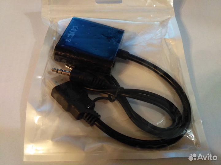 Переходник hdmi - VGA с аудио разъемом