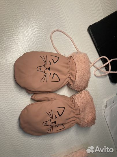 Варежки зимние детские