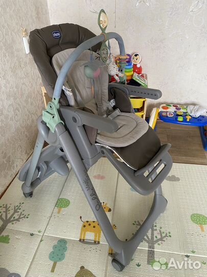 Стульчик для кормления chicco polly magic relax