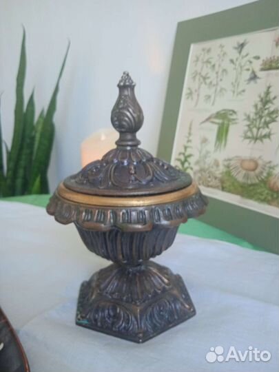 Керамика для чая.Шкатулка металл