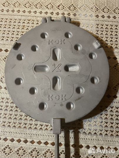 Форма для выпечки вафельница орешница СССР