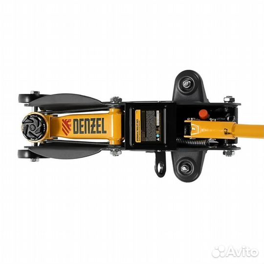 Домкрат Denzel подкатной, 2 т, 130-330 мм, в кейсе