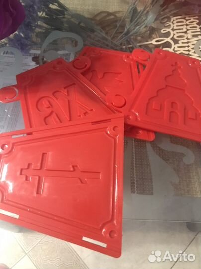 Пасхальный набор блюдо, форма для пасхи