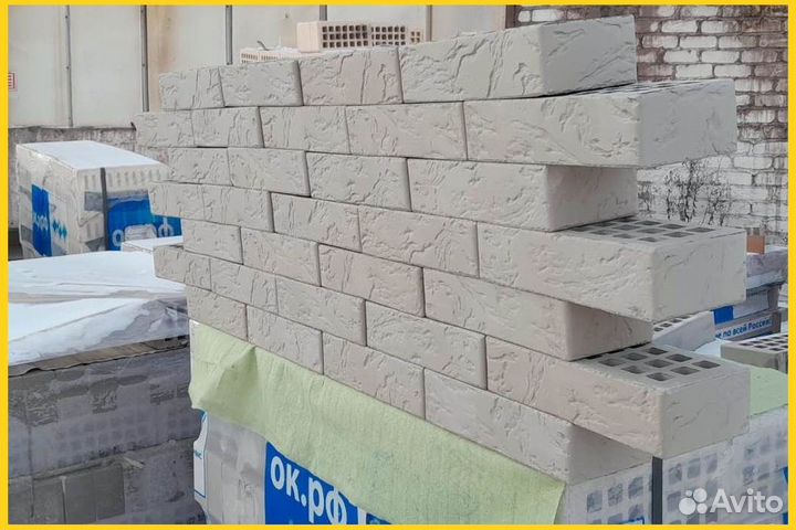 Облицовочный кирпич железногорский серый