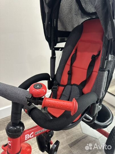 Детский велосипед коляска с ручкой