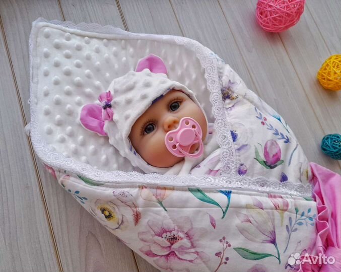 Конверт на выписку для девочки новый