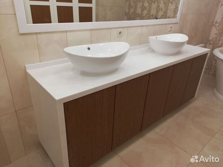 Столешницы из искусственного камня натурального