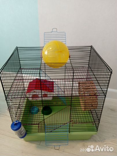 Клетка для хомяка 3 яруса