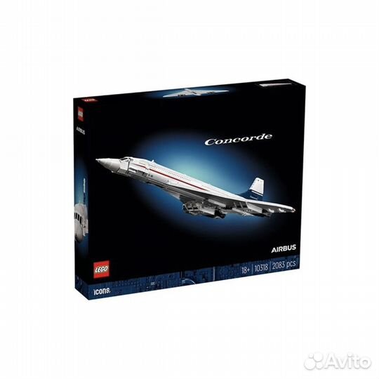 Lego 10318 самолет-concorde