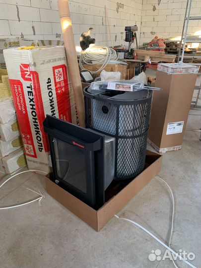 Печь для бани ферингер Оптима пф Нержавейка Сетка