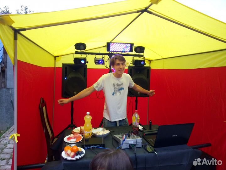 Диджей с палаткой на любой ваш праздник