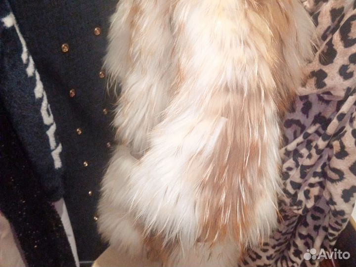 Лисья облегчёная шубка