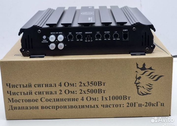 Усилитель 2х канальный Zeus 2.500