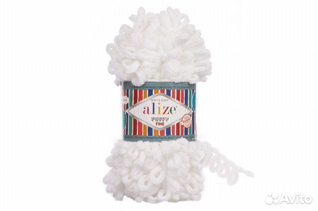 Пряжа Ализе Пуффи Файн (Alize Puffy Fine)