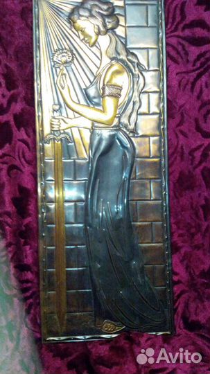 Настенное панно-медная чеканка