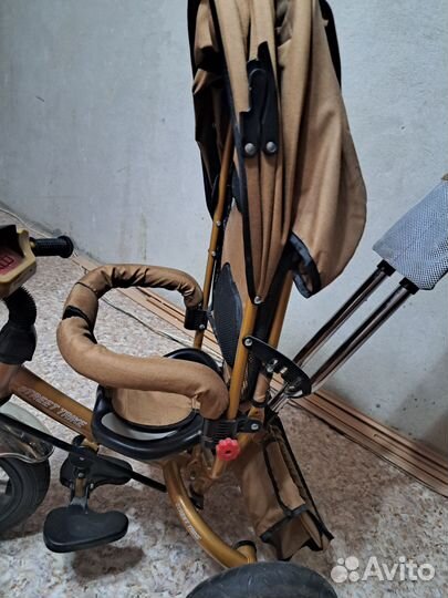 Детский велосипед с родительской ручкой