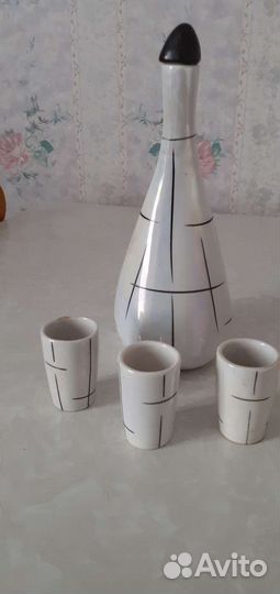 Графин с рюмками СССР