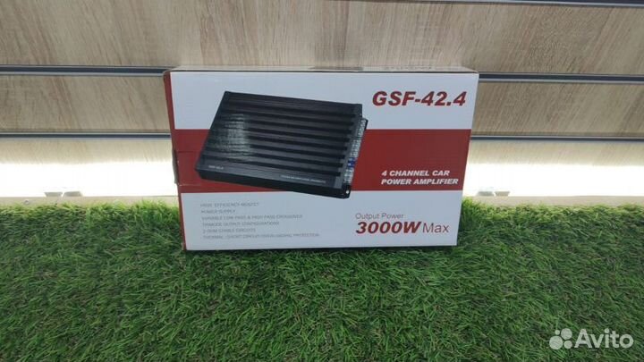 Авто усилитель 4-х канальный GFS 3000w GSF 42.4