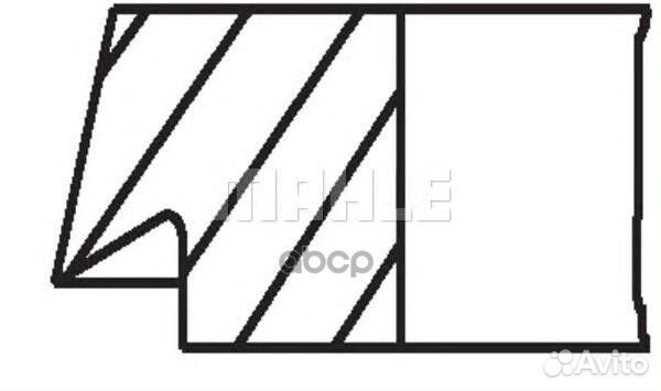 083 18 N0 кольца поршневые d84x3x2x3 STD (1) B