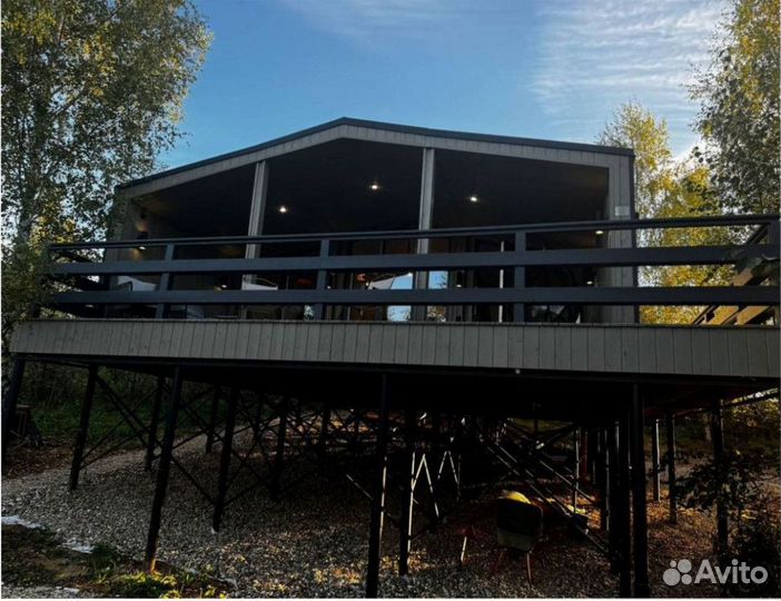 Теплый каркасный дом на дачу, зимний 110 м кв Артикул ву-4136