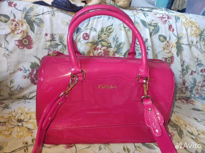 Сумка furla розовая