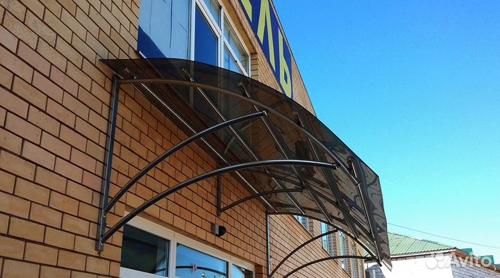 Навес из стекла