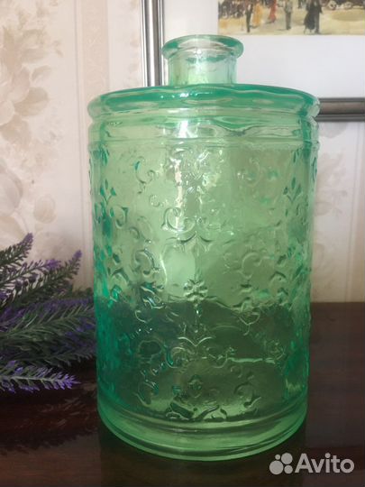 Ваза цветное стекло