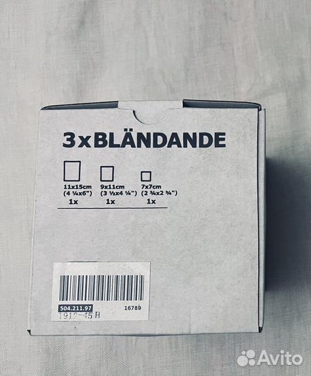 IKEA Набор подсвечников Blandande