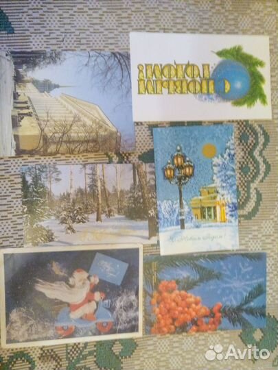 Открытки новогодние СССР