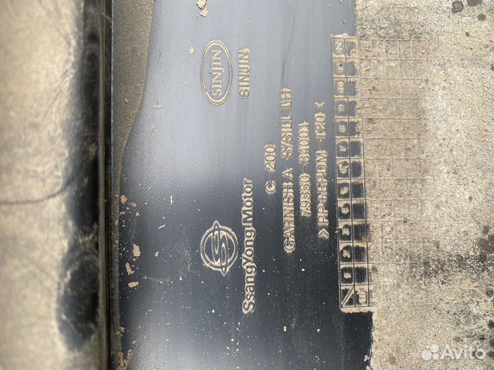 Пороги SsangYong actyon