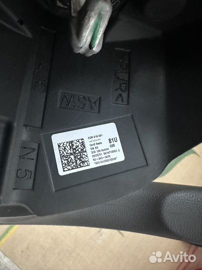 Руль volkswagen polo liftback 2021г