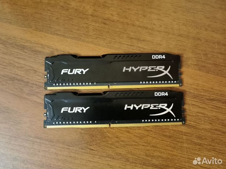 Озу DDR4 Kingston HyperX Fury 8 гб