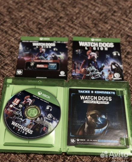 Диски на xbox one Watch Dogs