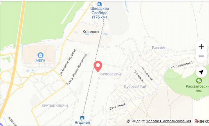 Дача 20 м² на участке 6,2 сот.