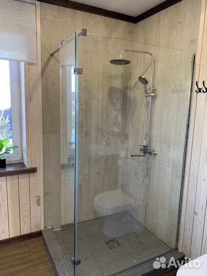 Душевые ограждения / Двери из стекла