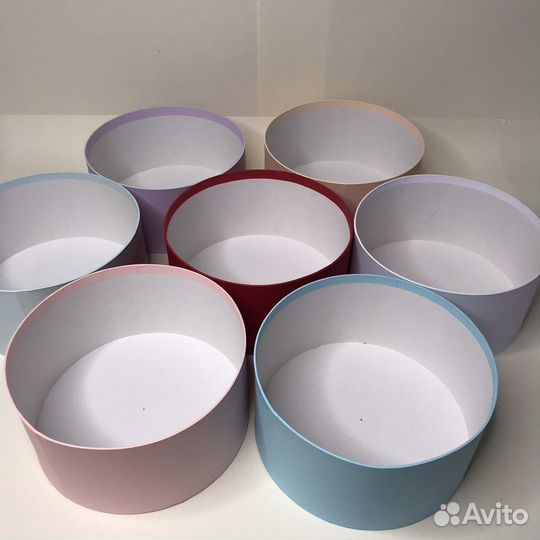 Шляпные коробки с прозрачной крышкой