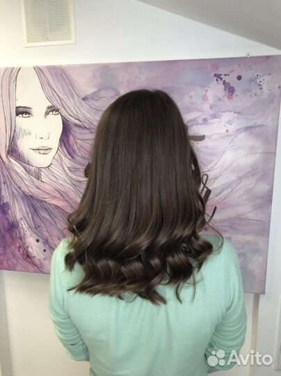 Легкие локоны на утюжок)