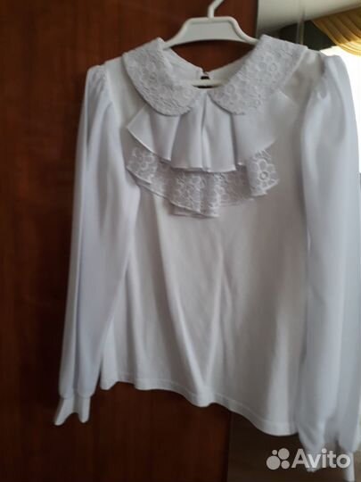 Блузка нарядная школьная для девочки