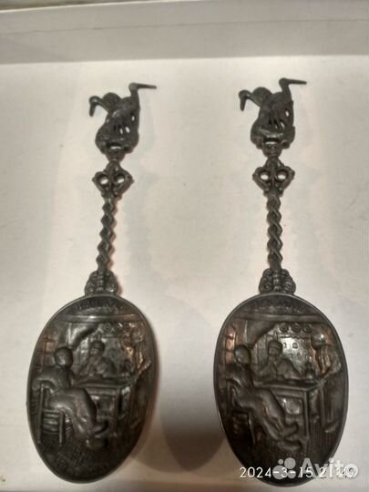 Оловянные интерьерные ложки Германия