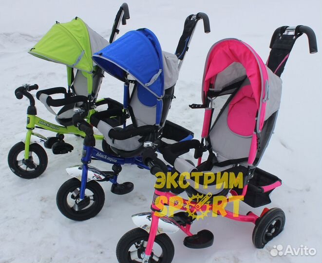 Велосипед - управляшка детский Black Aqua 5588A